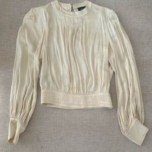 the kooples cream top
size 1